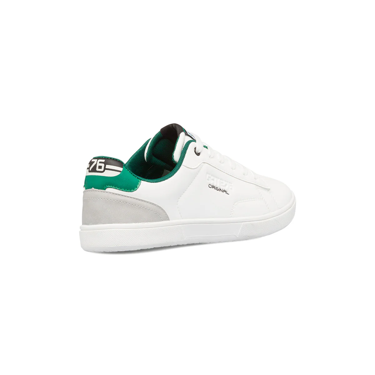 Sneakers bianche da uomo con dettagli verdi Gate 76 - Image 3