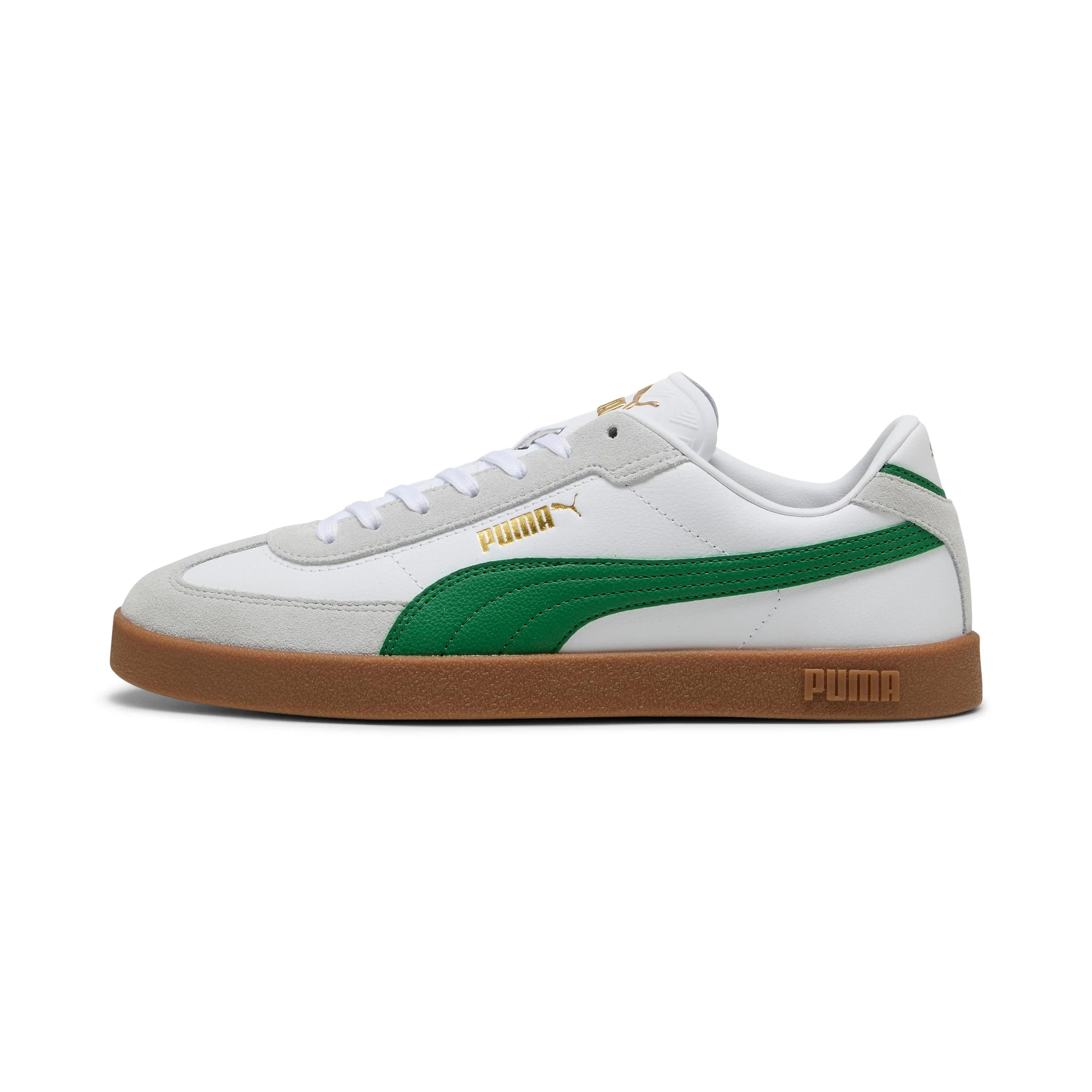 Sneakers bianche da Uomo con dettaglio logo verde Puma Club II Era - Image 2