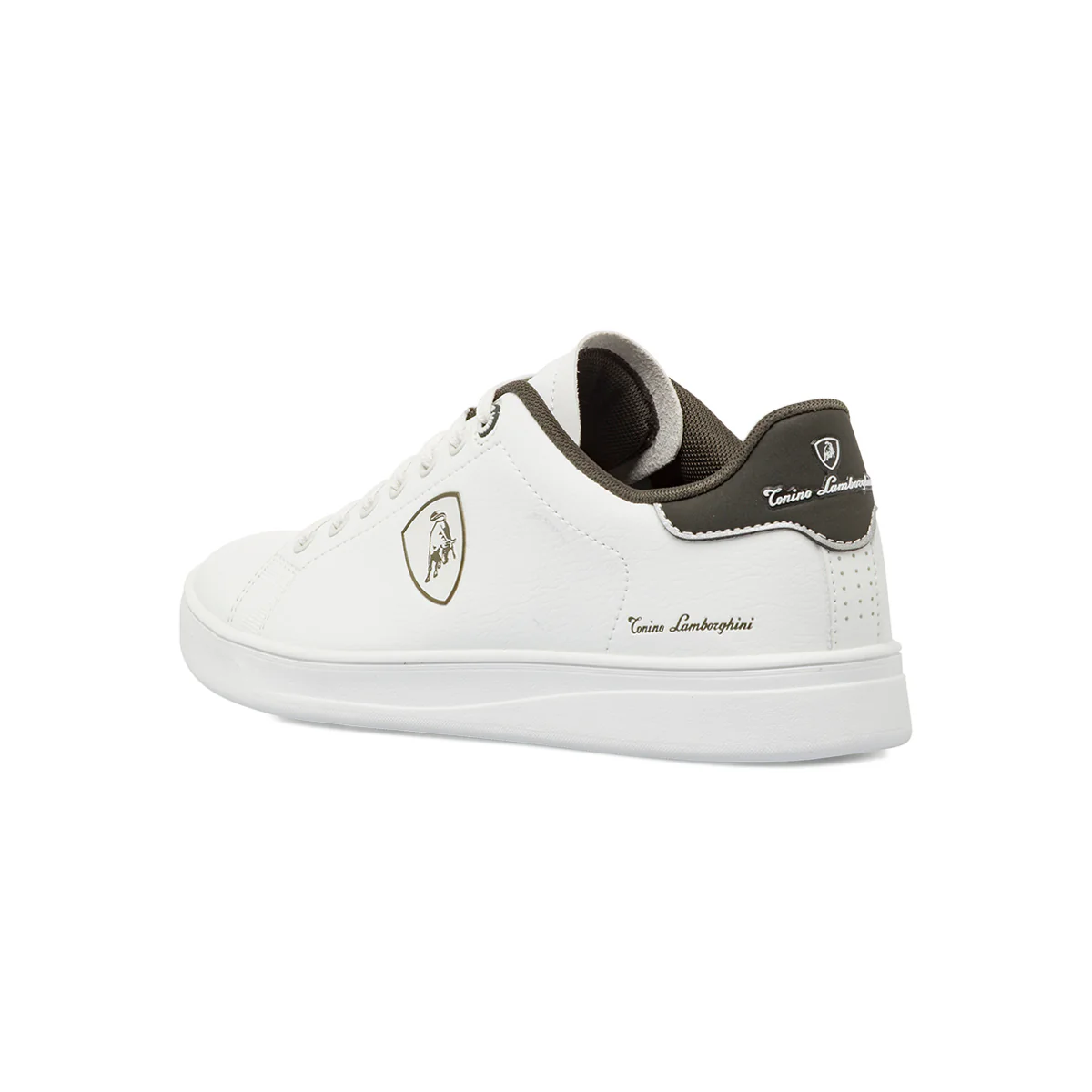 Sneakers bianche da Uomo con dettaglio verde Tonino Lamborghini - Image 3