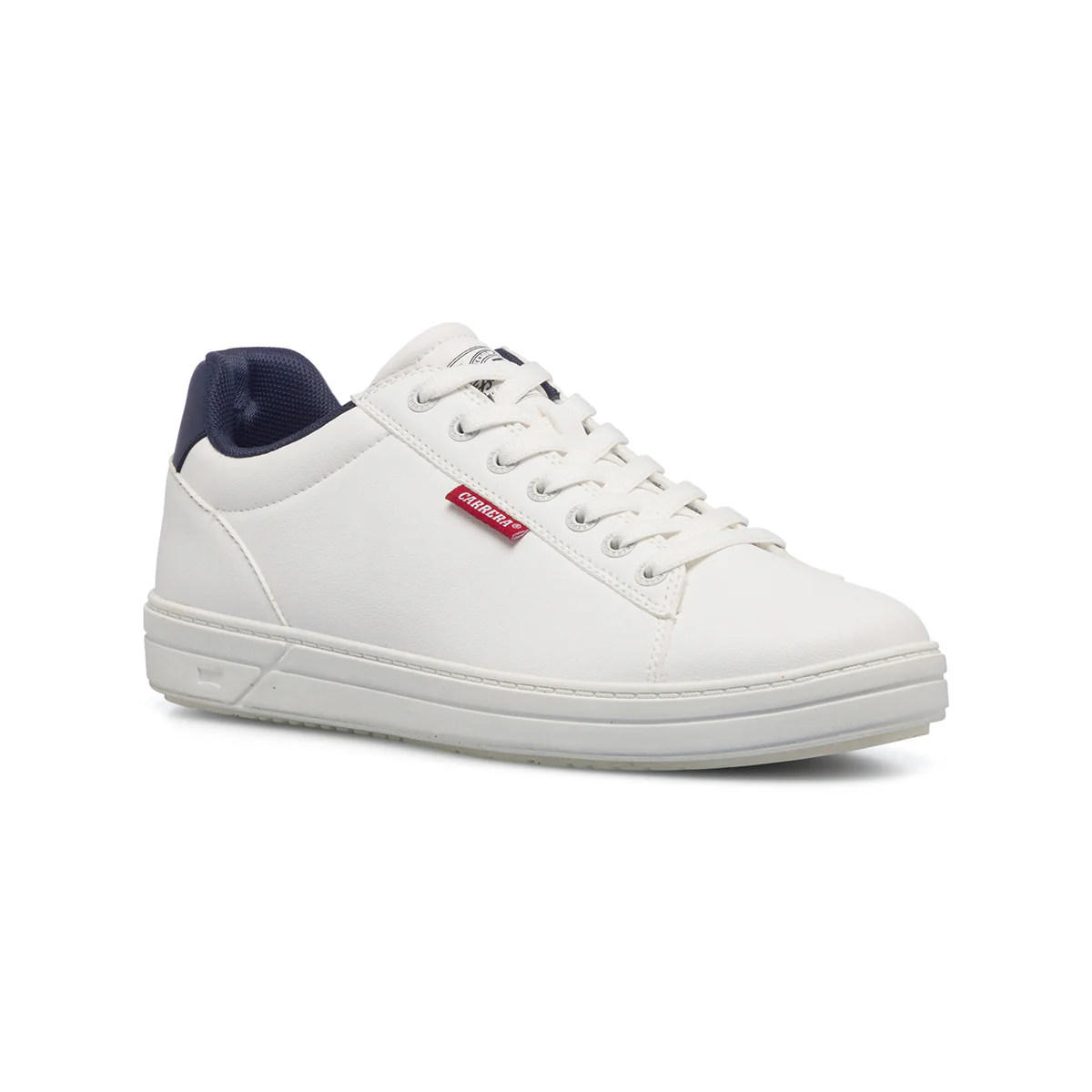 Sneakers bianche da uomo con etichetta logata Carrera Master - Image 2