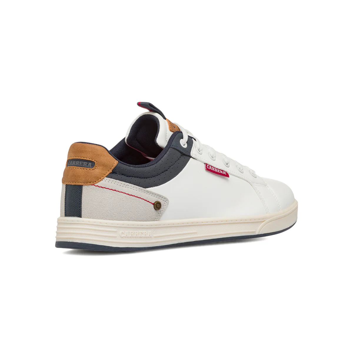 Sneakers bianche da Uomo con inserti effetto scamosciato Carrera Jeans - Image 3