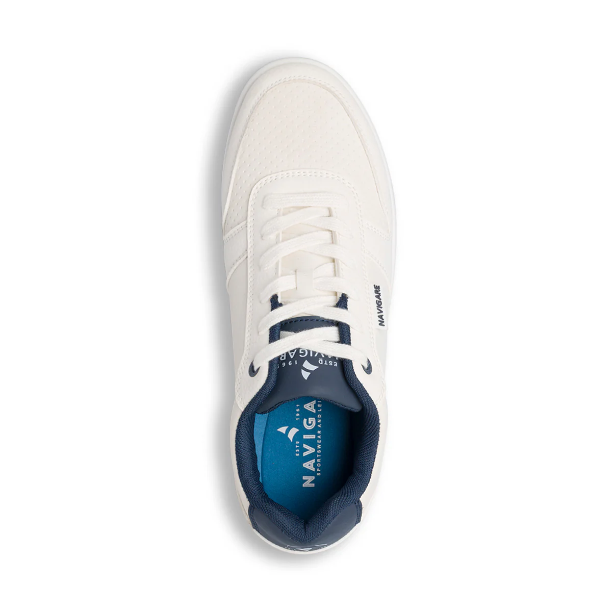 Sneakers bianche da Uomo con inserti in contrasto Navigare - Image 5