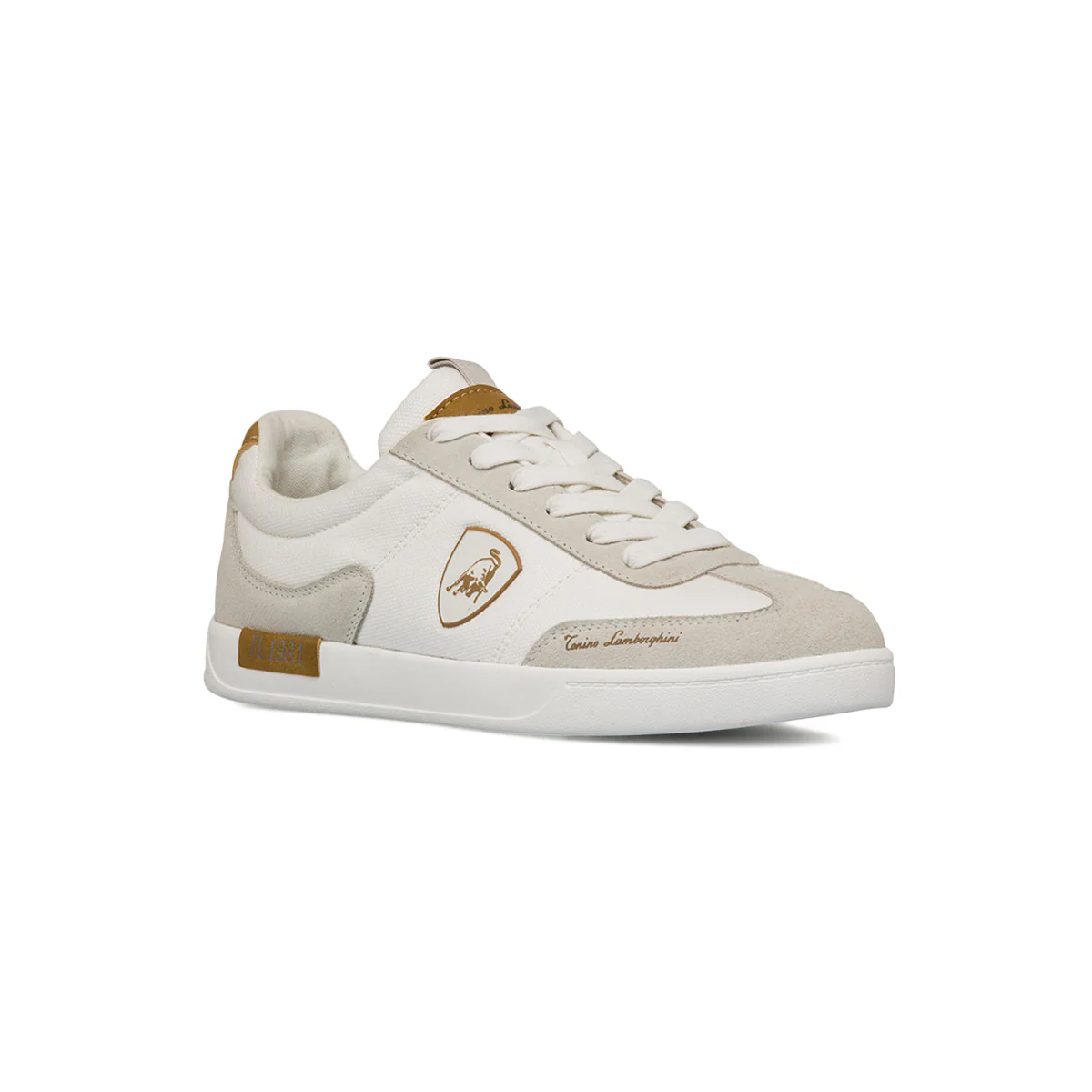 Sneakers bianche da Uomo con inserti marroni Tonino Lamborghini - Image 5