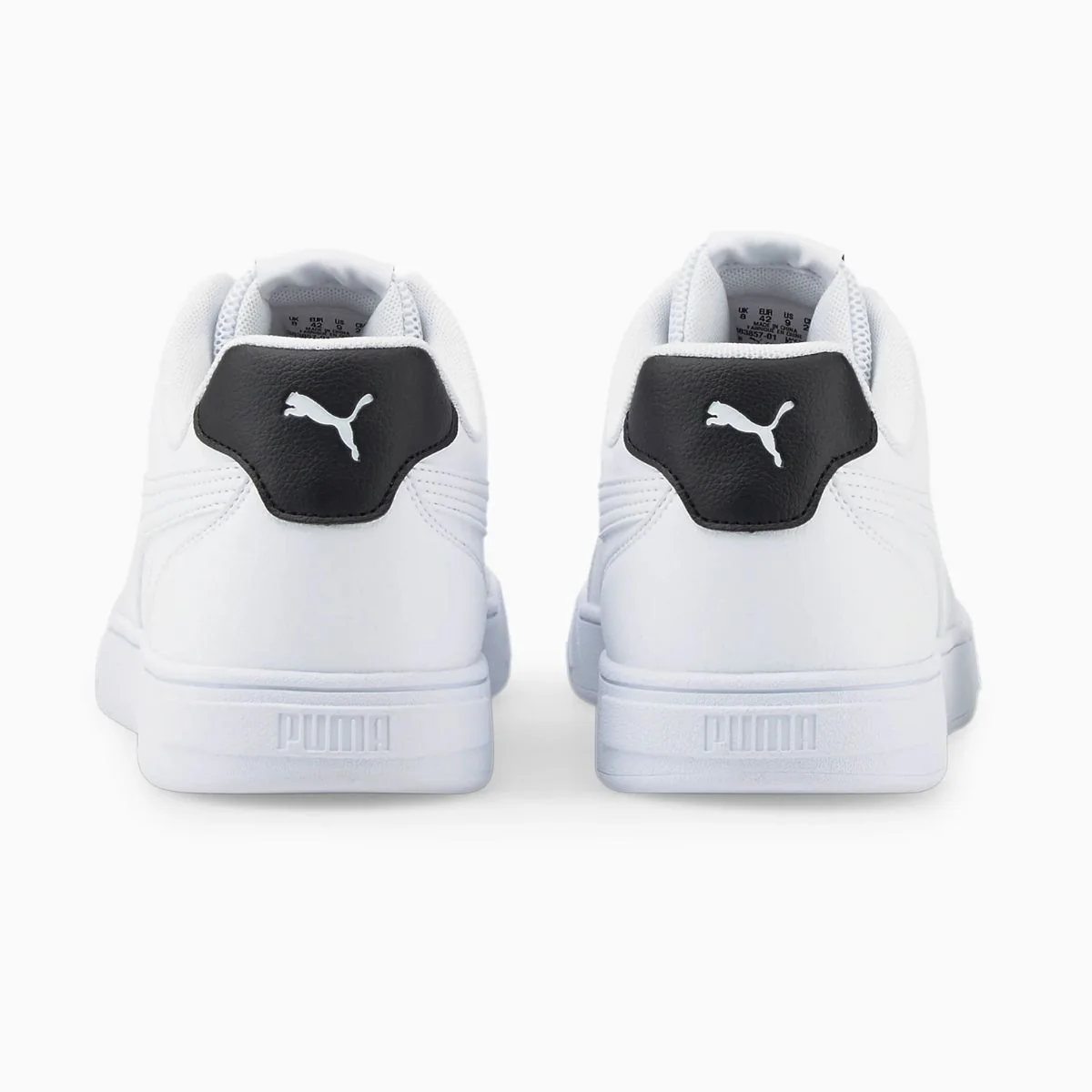Sneakers bianche da uomo con logo a contrasto Puma Caven Logomania - Image 3