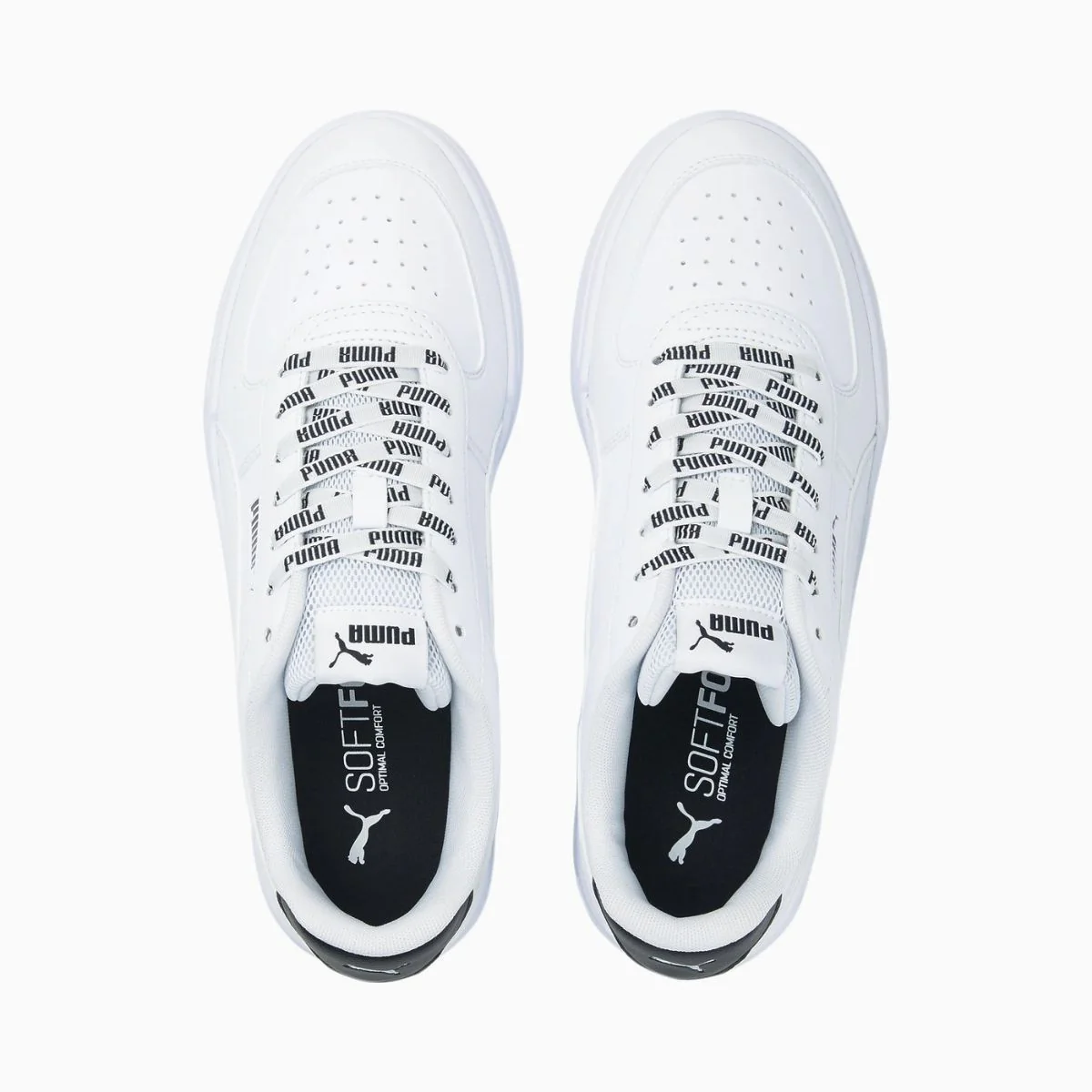 Sneakers bianche da uomo con logo a contrasto Puma Caven Logomania - Image 6