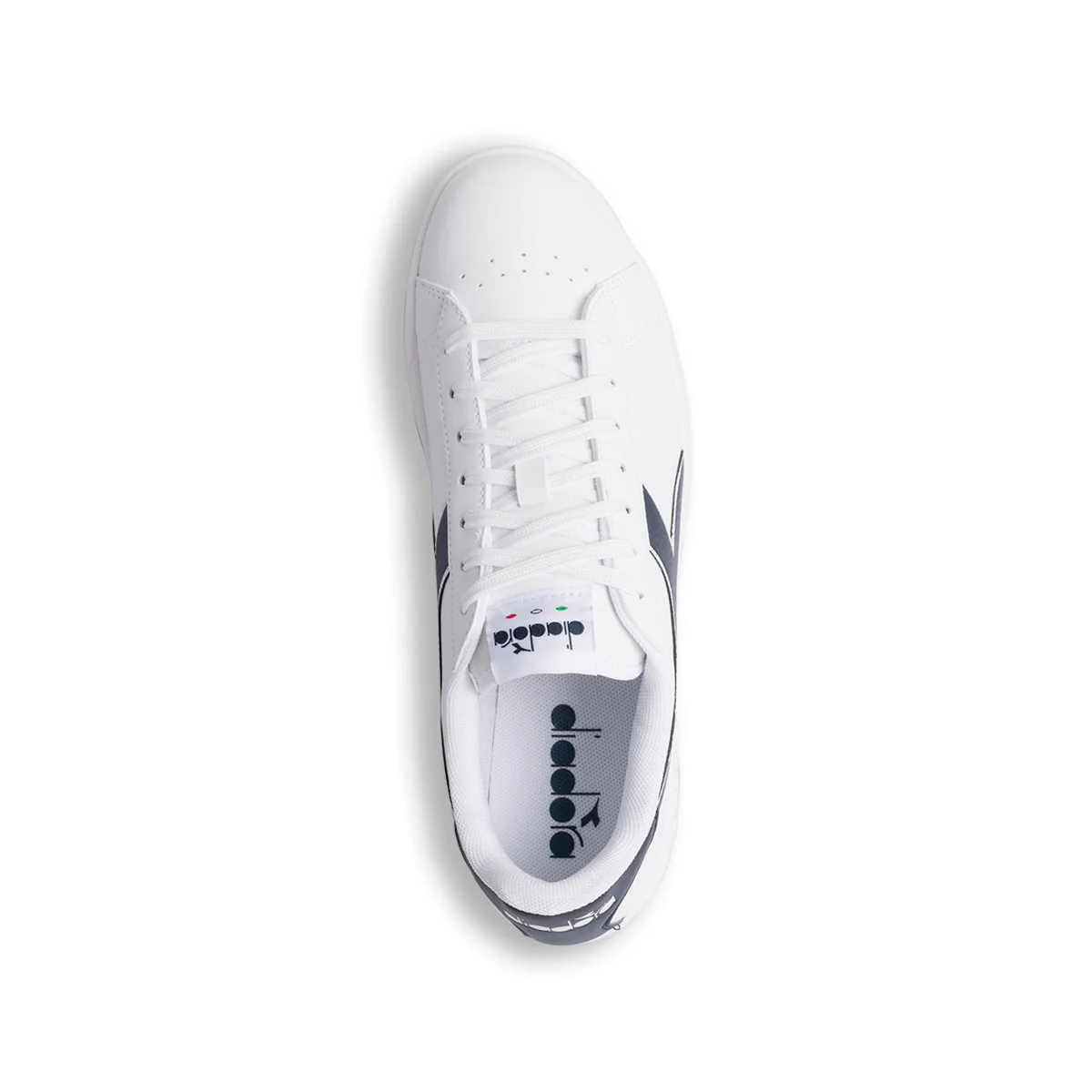 Sneakers bianche da uomo con logo blu Diadora Torneo - Image 7
