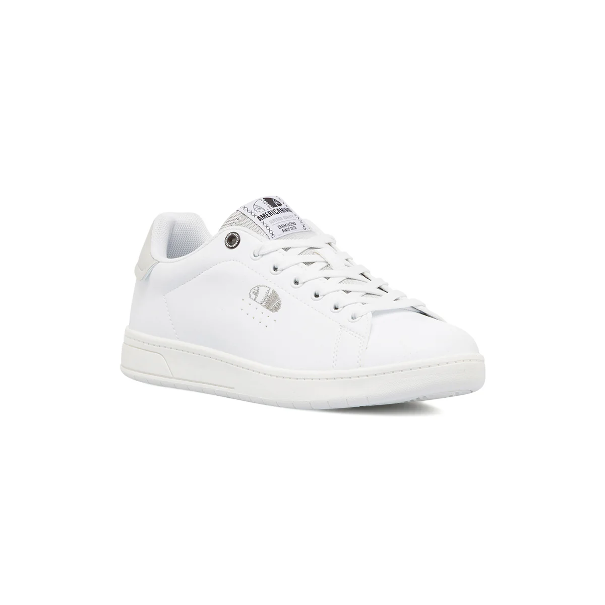 Sneakers bianche da uomo con logo laterale Americanino - Image 2