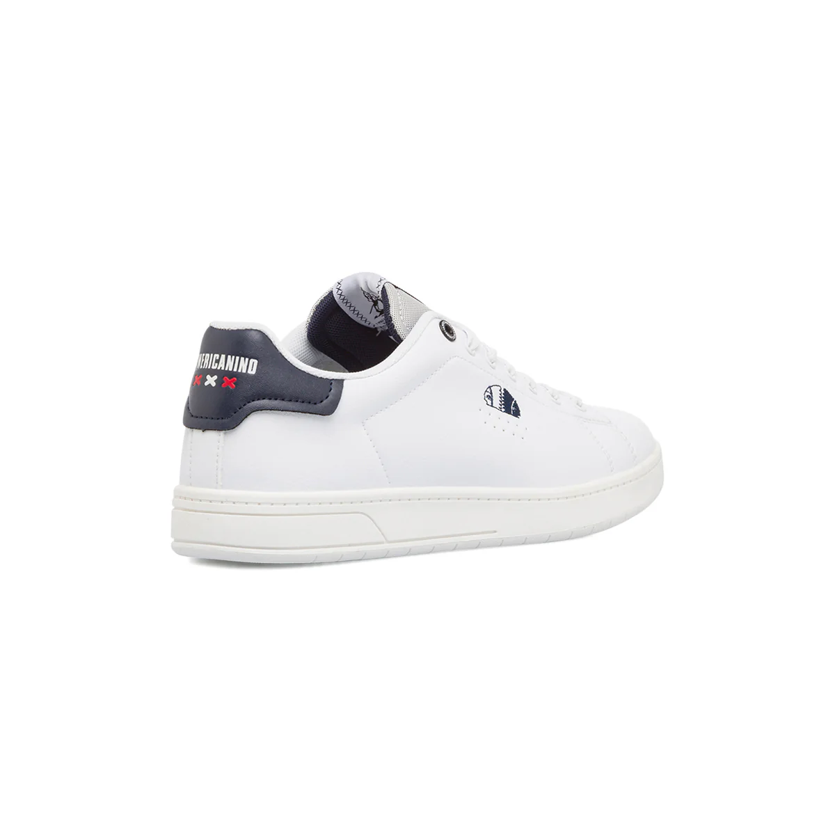 Sneakers bianche da uomo con logo laterale Americanino - Image 3