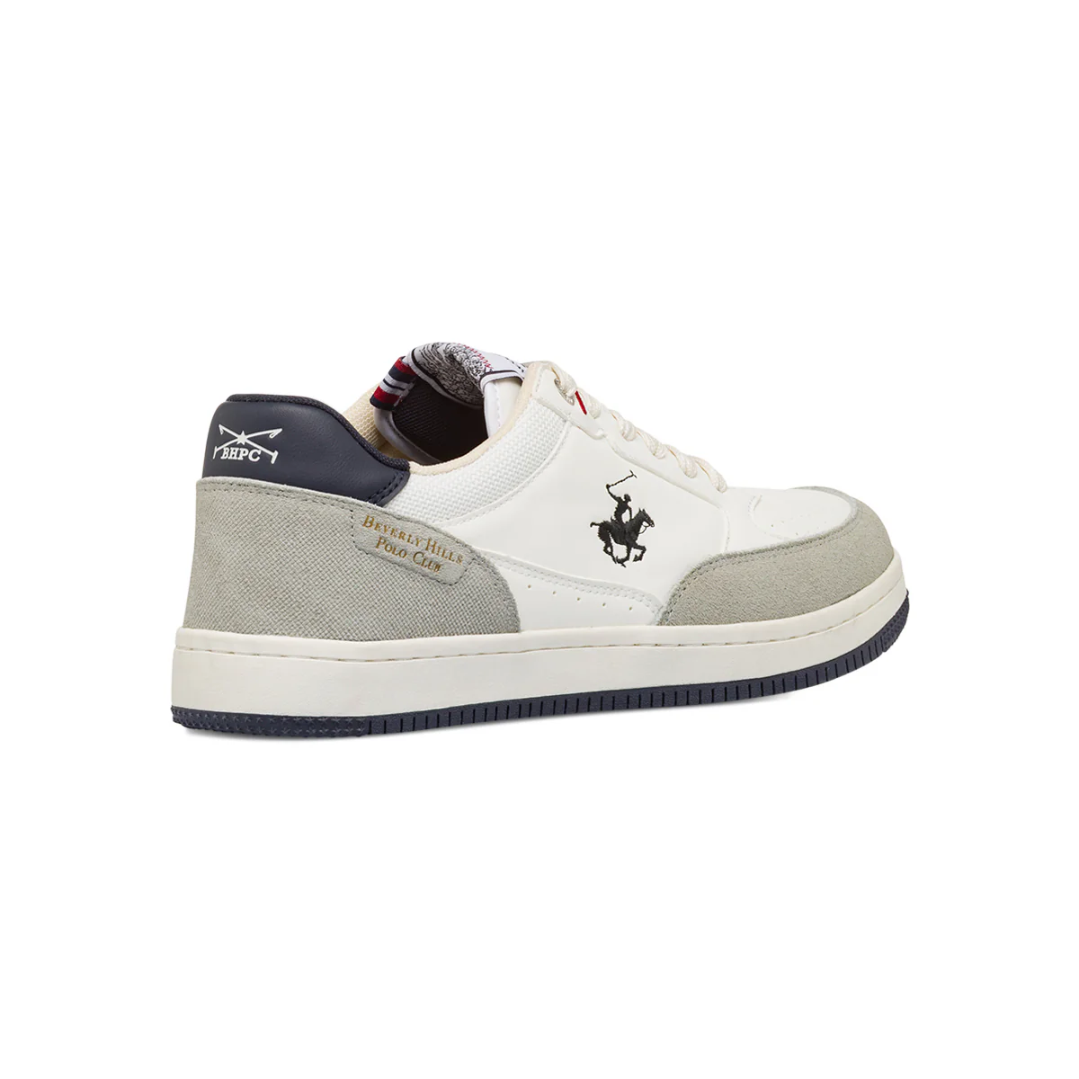 Sneakers bianche da Uomo con logo laterale Beverly Hills Polo Club - Image 3