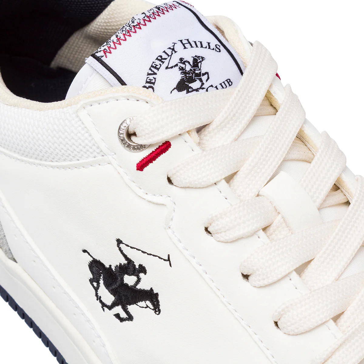 Sneakers bianche da Uomo con logo laterale Beverly Hills Polo Club - Image 4