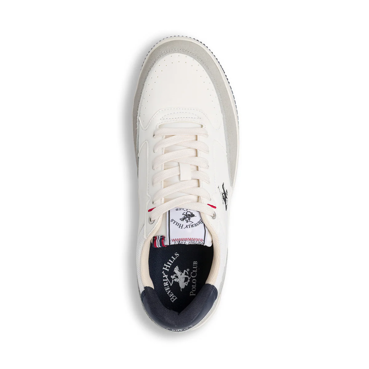 Sneakers bianche da Uomo con logo laterale Beverly Hills Polo Club - Image 5