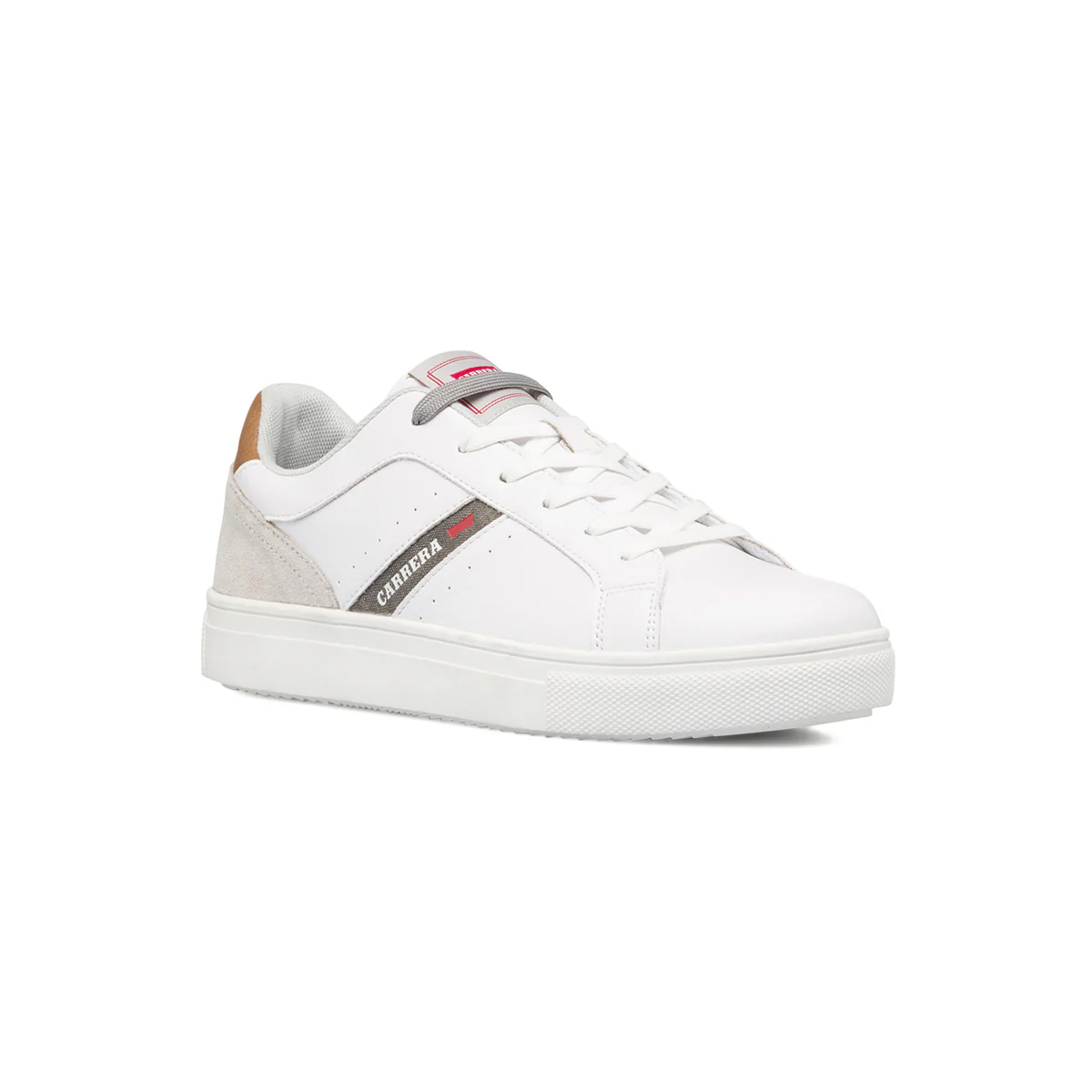 Sneakers bianche da uomo con logo laterale Carrera - Image 2