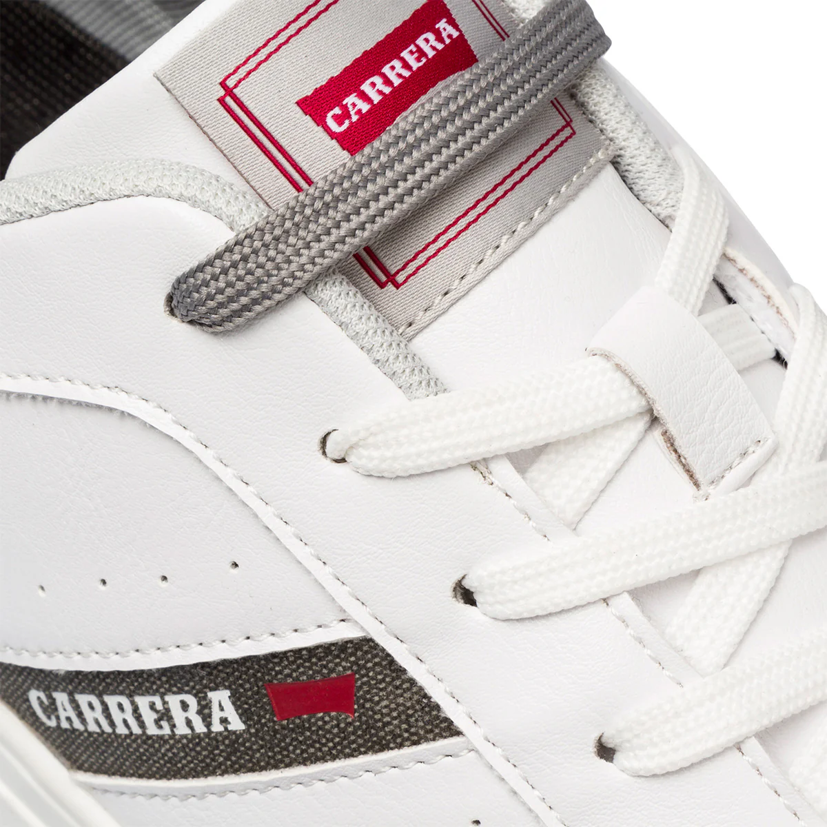 Sneakers bianche da uomo con logo laterale Carrera - Image 6