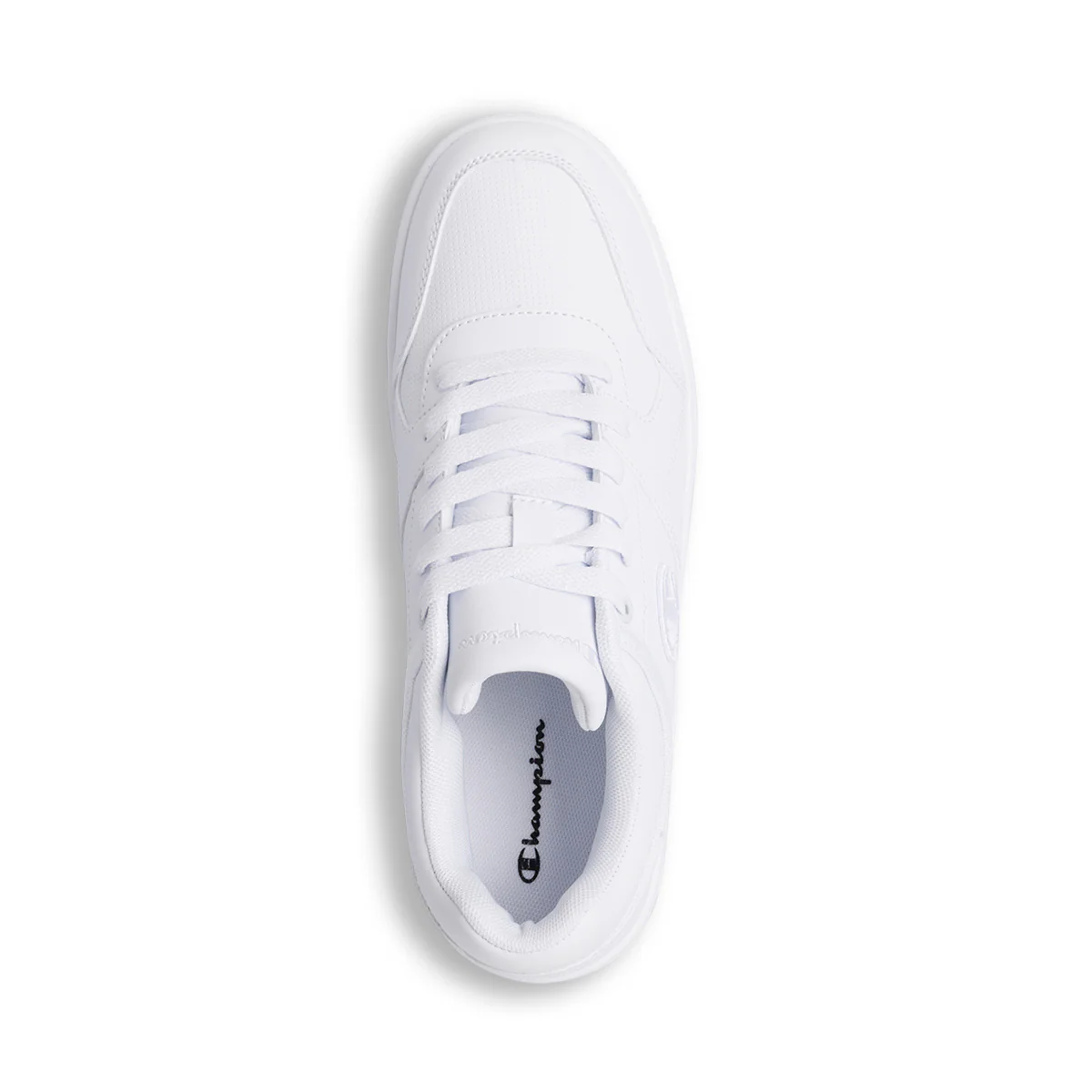 Sneakers bianche da uomo con logo laterale Champion Rebound Low - Image 7