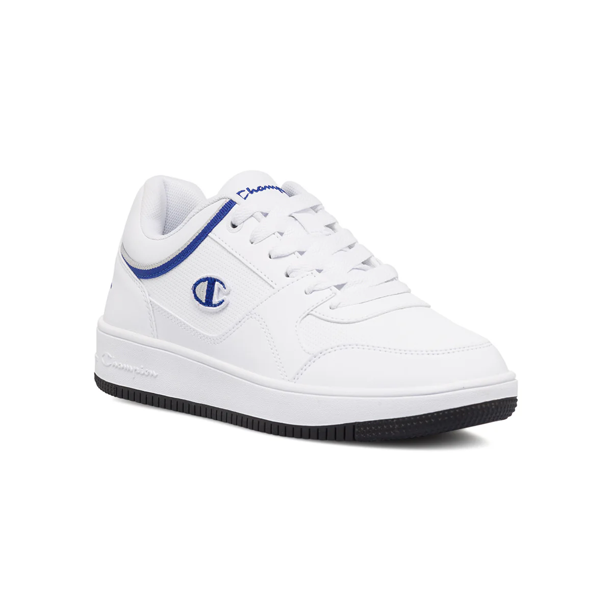 Sneakers bianche da uomo con logo laterale Champion Rebound Low - Image 2