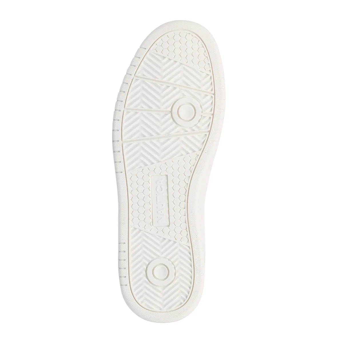 Sneakers bianche da uomo con logo laterale e dettagli traforati Nautica - Image 4