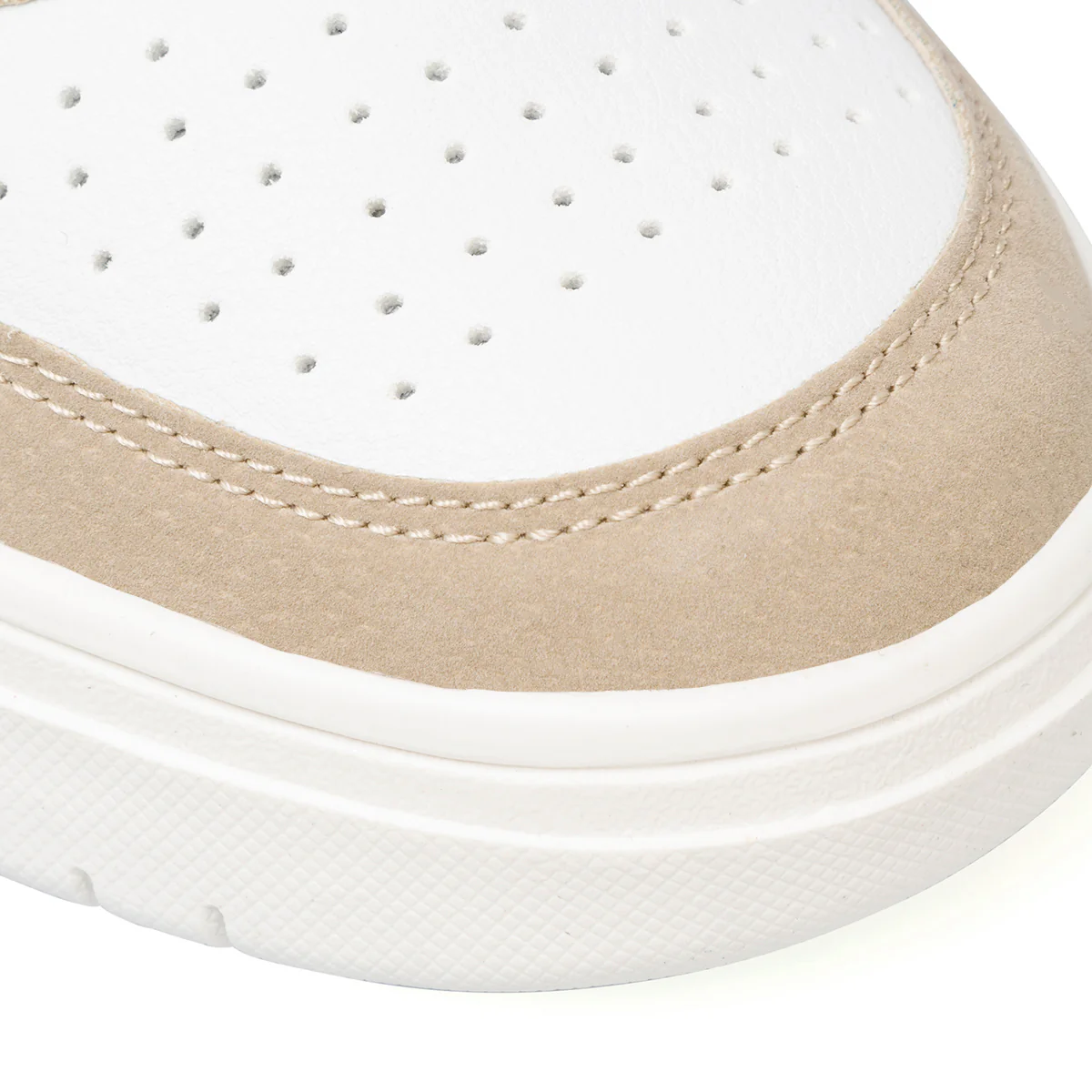Sneakers bianche da uomo con logo laterale e dettagli traforati Nautica - Image 7