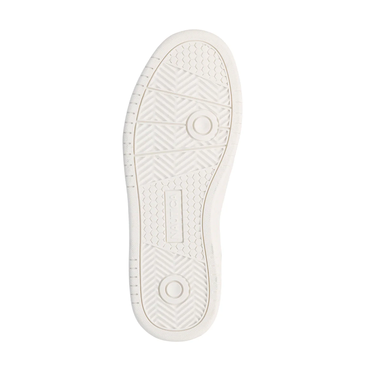 Sneakers bianche da uomo con logo laterale e dettagli traforati Nautica - Image 4