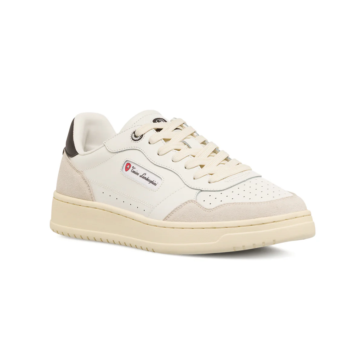 Sneakers bianche da uomo con logo laterale e dettagli traforati Tonino Lamborghini SkywardGlide - Image 5