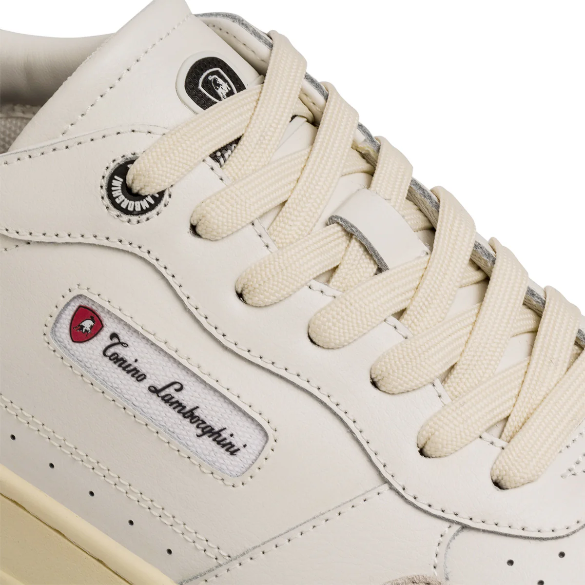 Sneakers bianche da uomo con logo laterale e dettagli traforati Tonino Lamborghini SkywardGlide - Image 8