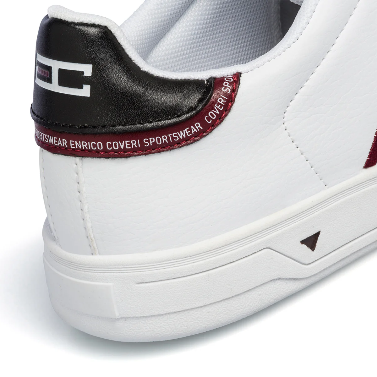 Sneakers bianche da uomo con logo laterale Enrico Coveri Lowas - Image 7