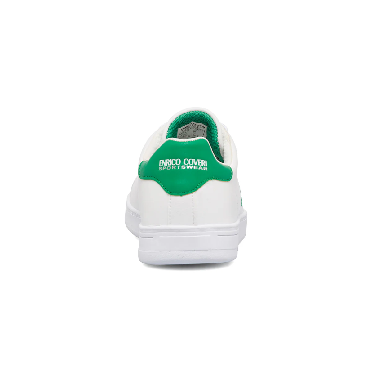 Sneakers bianche da uomo con logo laterale Enrico Coveri - Image 4