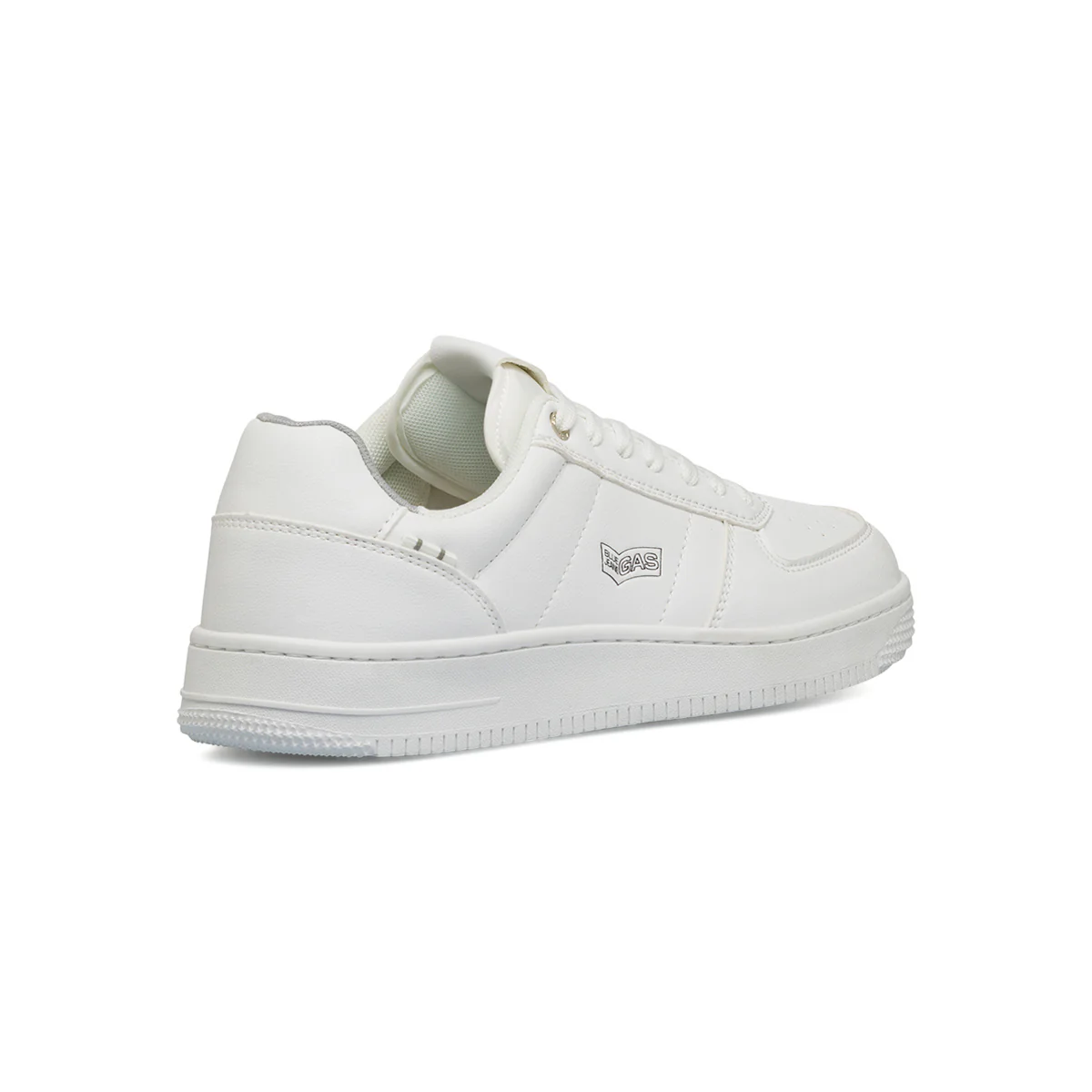 Sneakers bianche da uomo con logo laterale Gas Kevin - Image 3