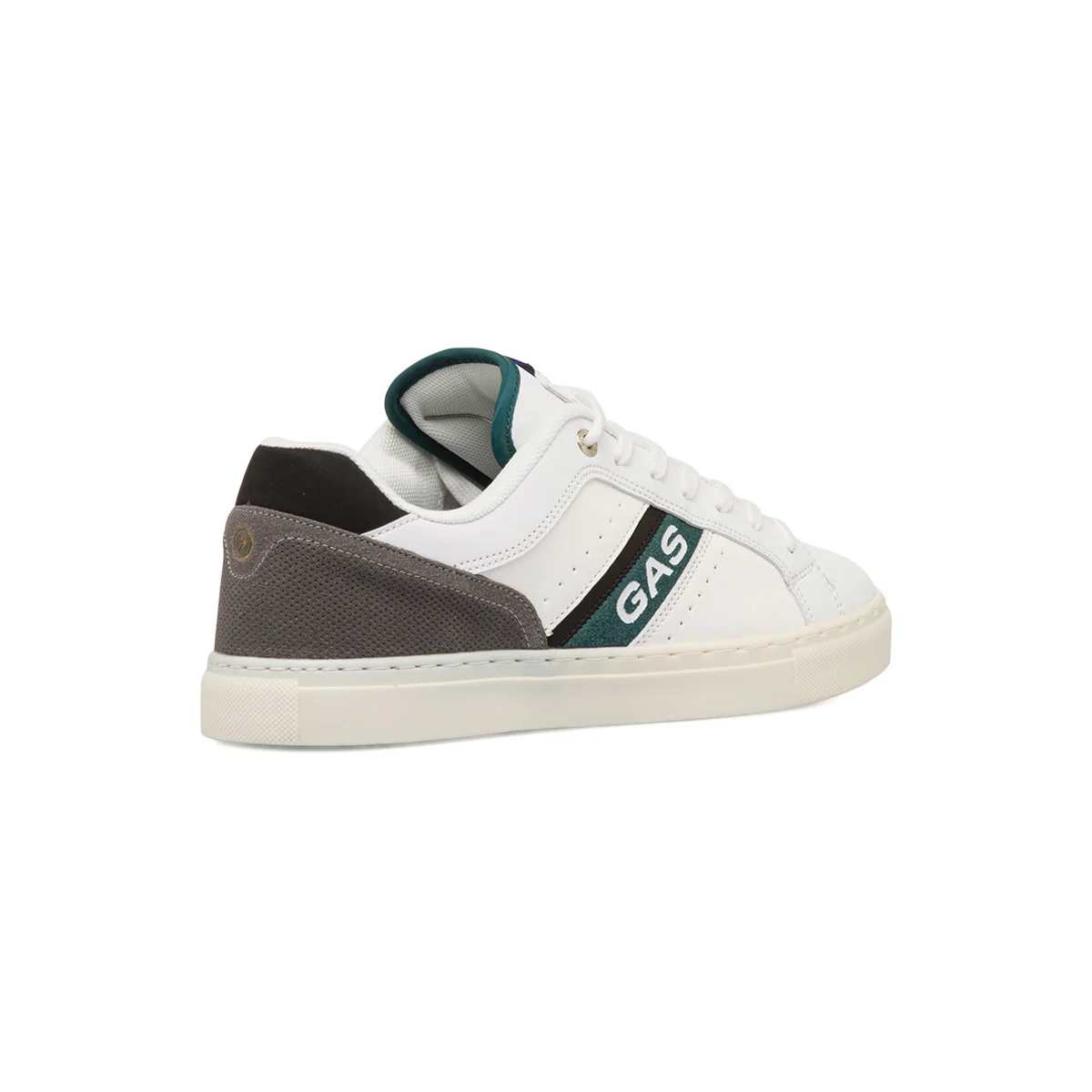 Sneakers bianche da uomo con logo laterale Gas - Image 3