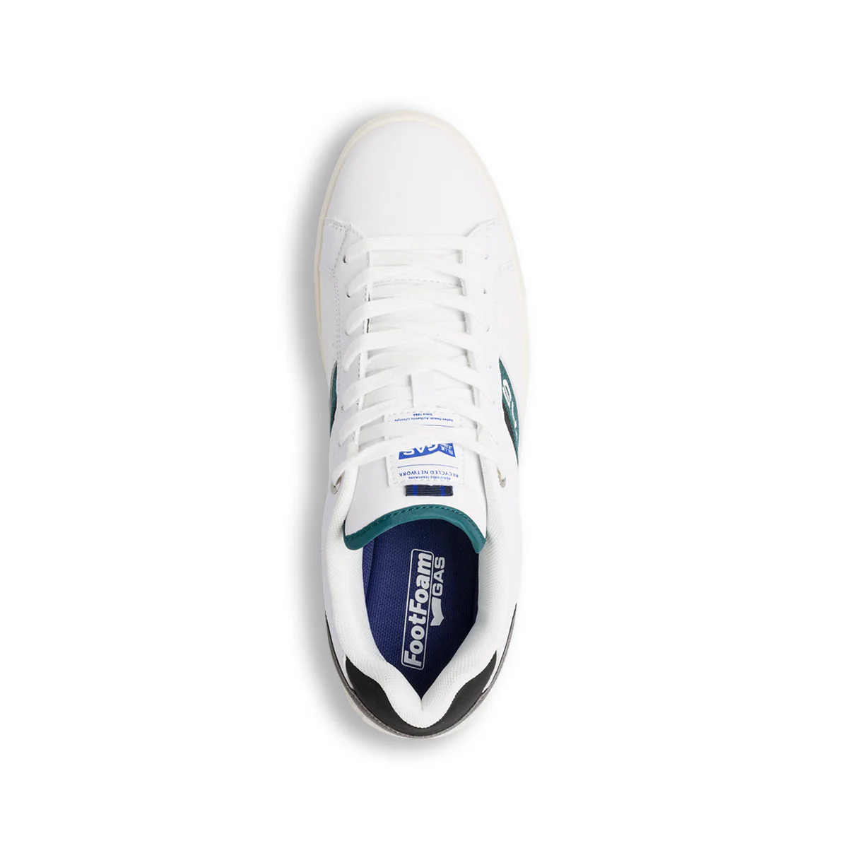 Sneakers bianche da uomo con logo laterale Gas - Image 7