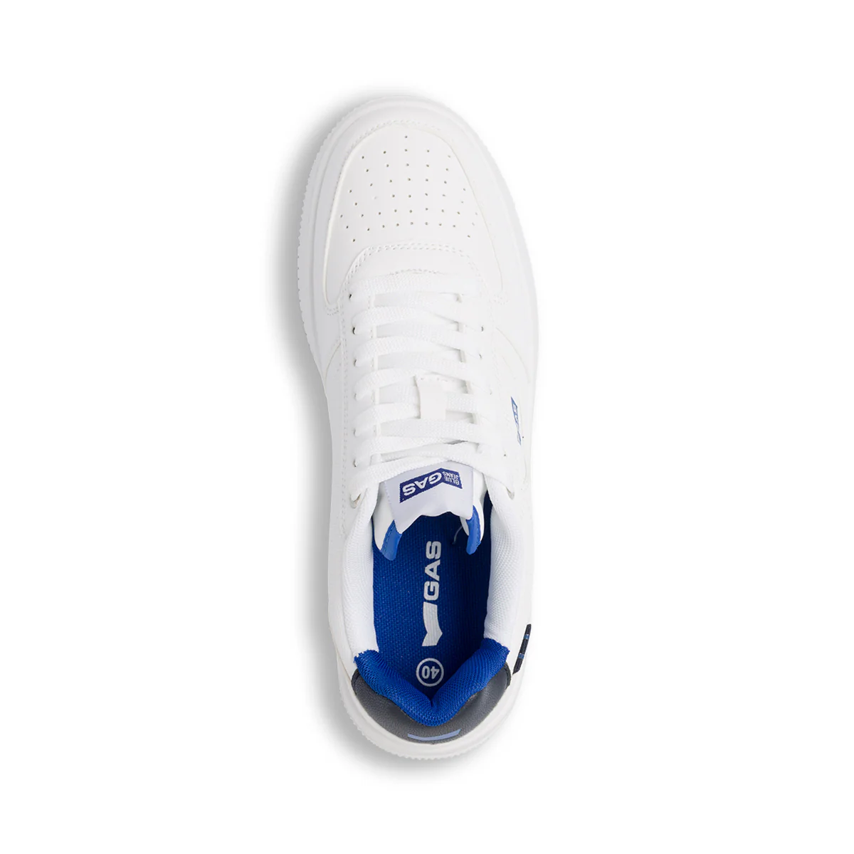 Sneakers bianche da uomo con logo laterale Gas - Image 5
