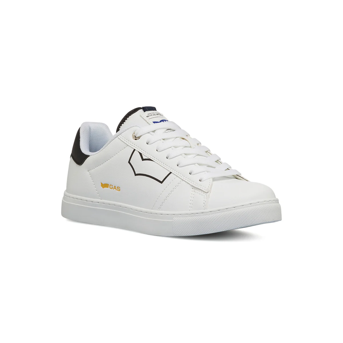 Sneakers bianche da uomo con logo laterale Gas Micol - Image 2