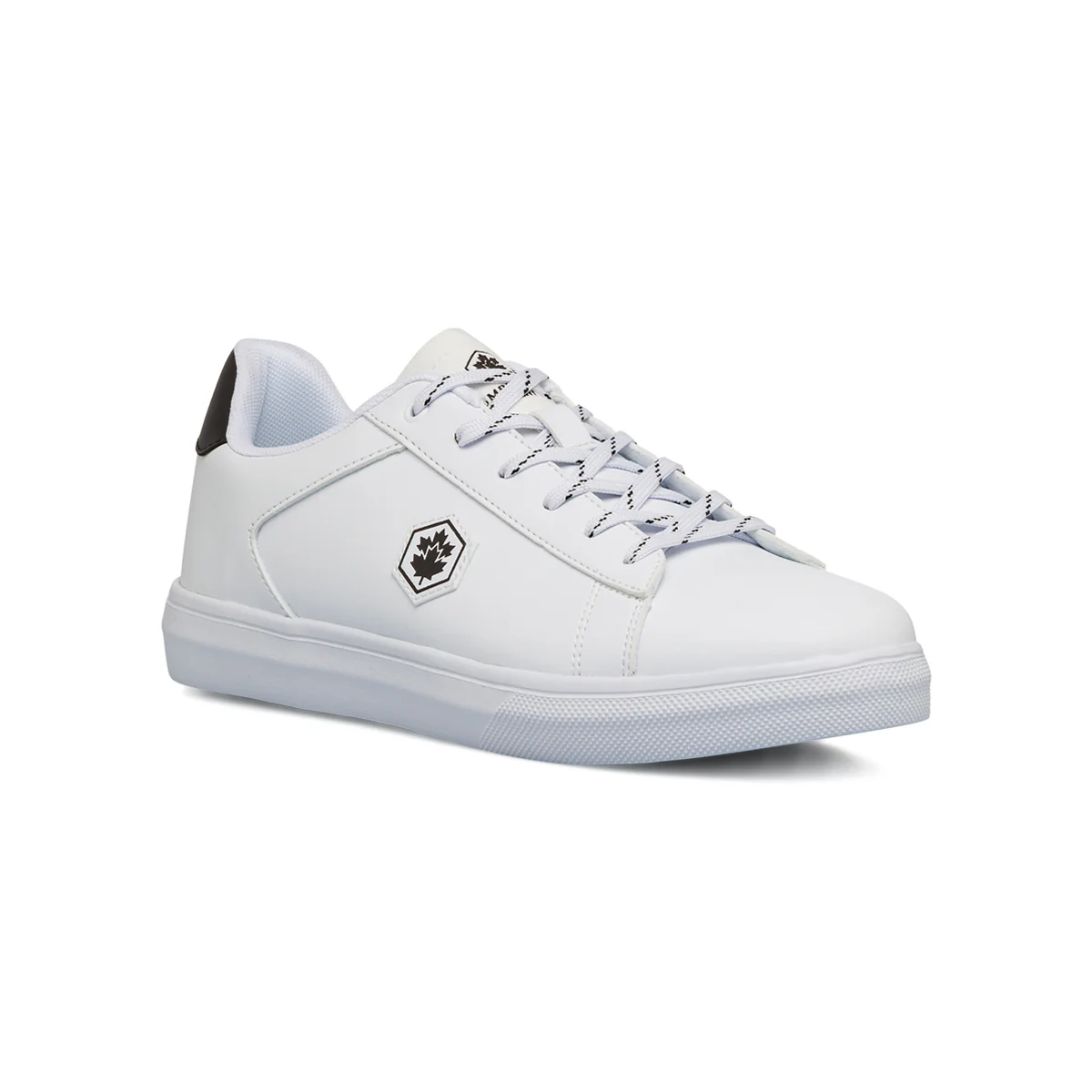 Sneakers bianche da uomo con logo laterale Lumberjack Cupsy - Image 2