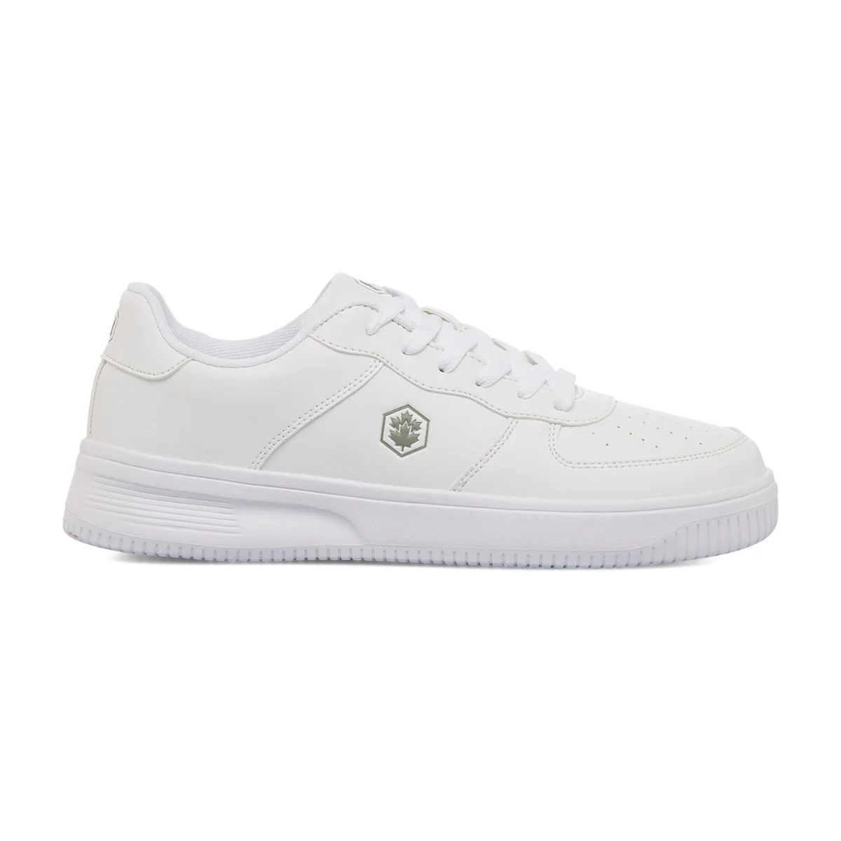 Sneakers bianche da uomo con logo laterale Lumberjack Finster