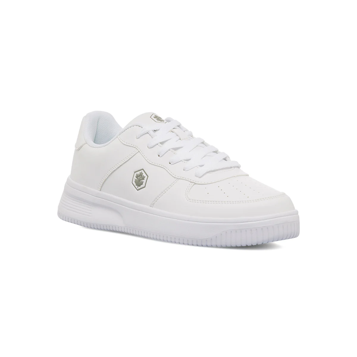 Sneakers bianche da uomo con logo laterale Lumberjack Finster - Image 2