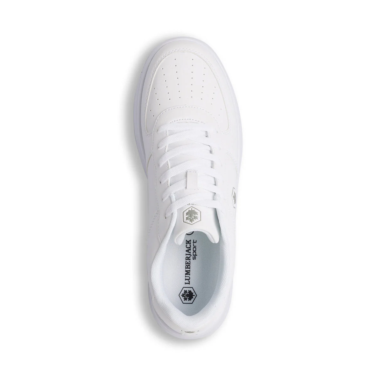 Sneakers bianche da uomo con logo laterale Lumberjack Finster - Image 5