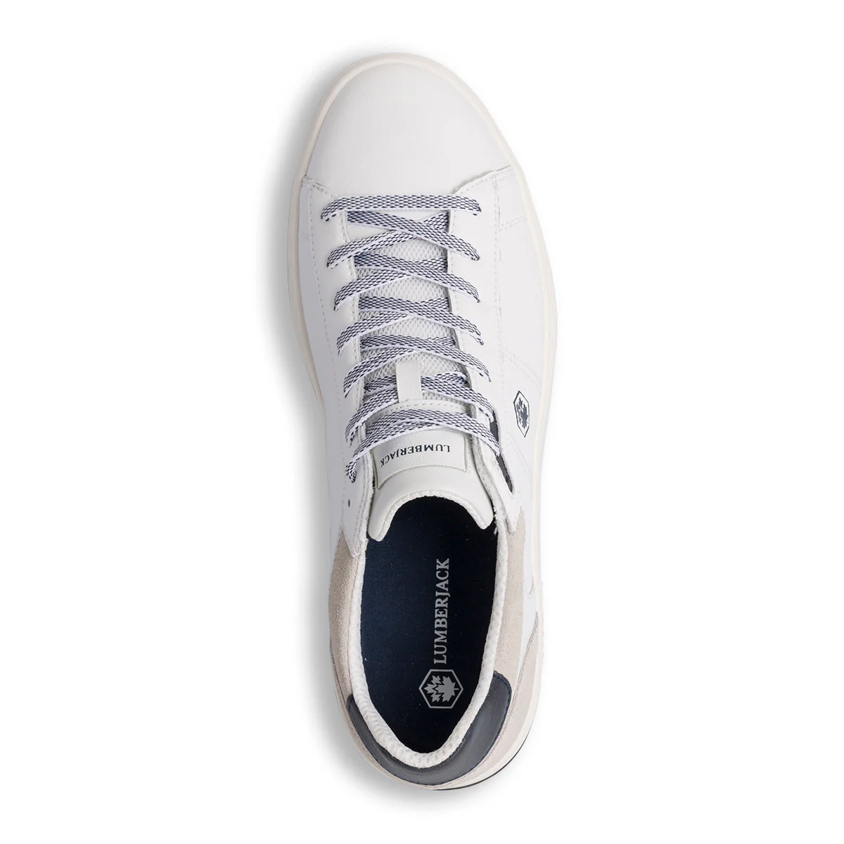 Sneakers bianche da uomo con logo laterale Lumberjack Marvin - Image 6