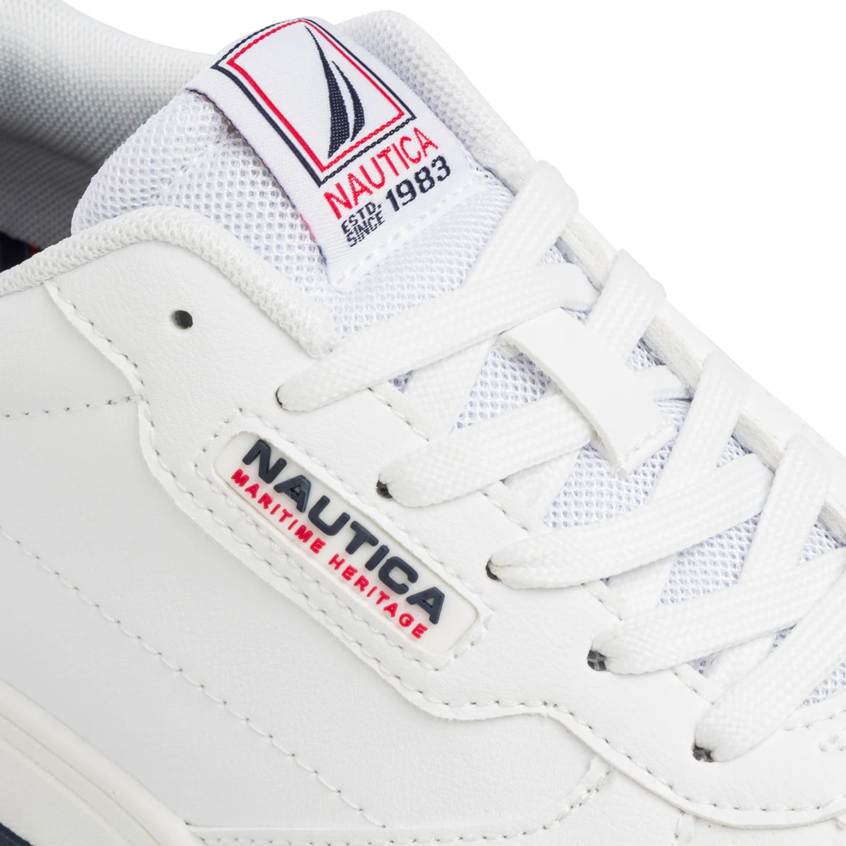 Sneakers bianche da uomo con logo laterale Nautica Bird Lth- Sd - Image 6