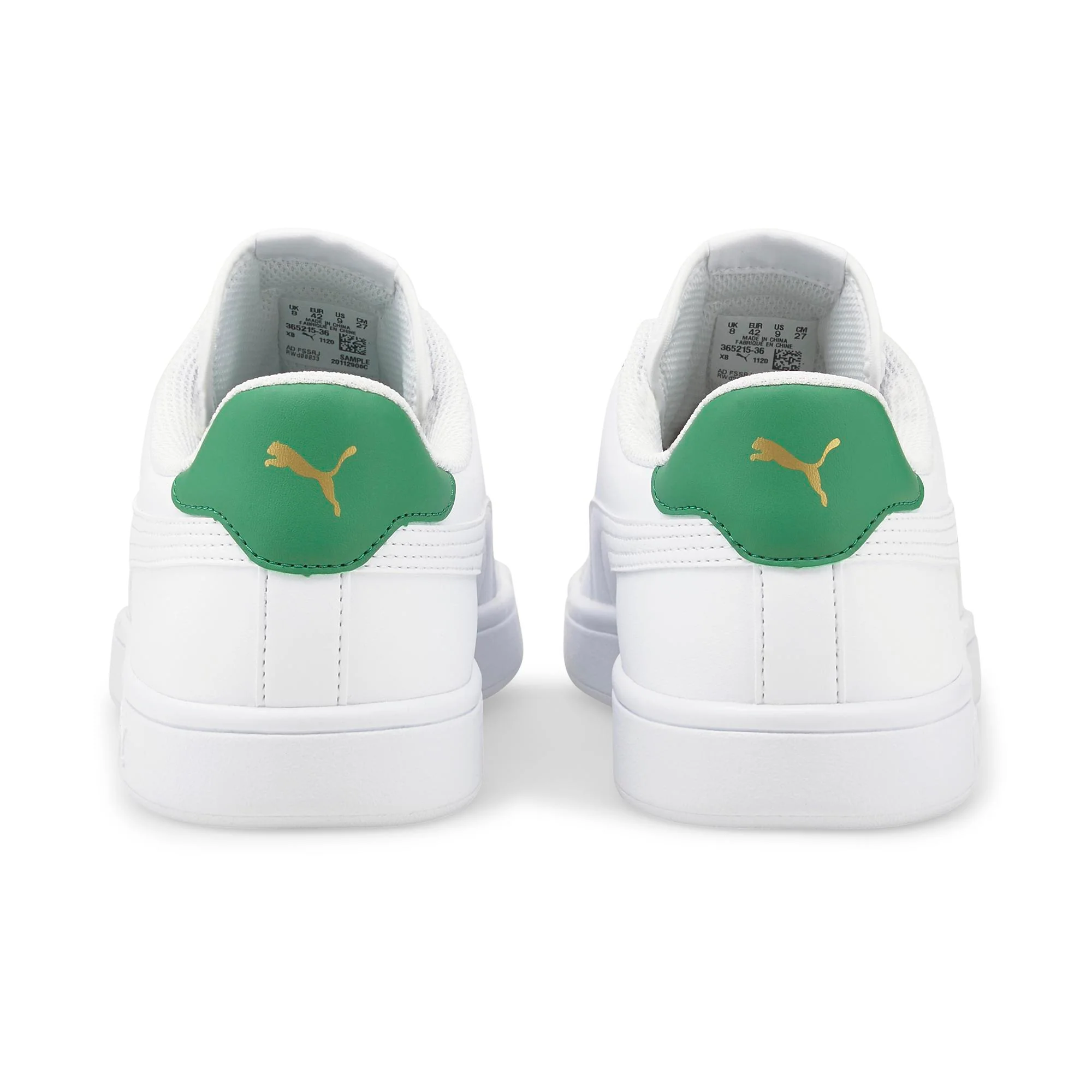 Sneakers bianche da uomo con logo laterale Puma Smash v2 L - Image 3