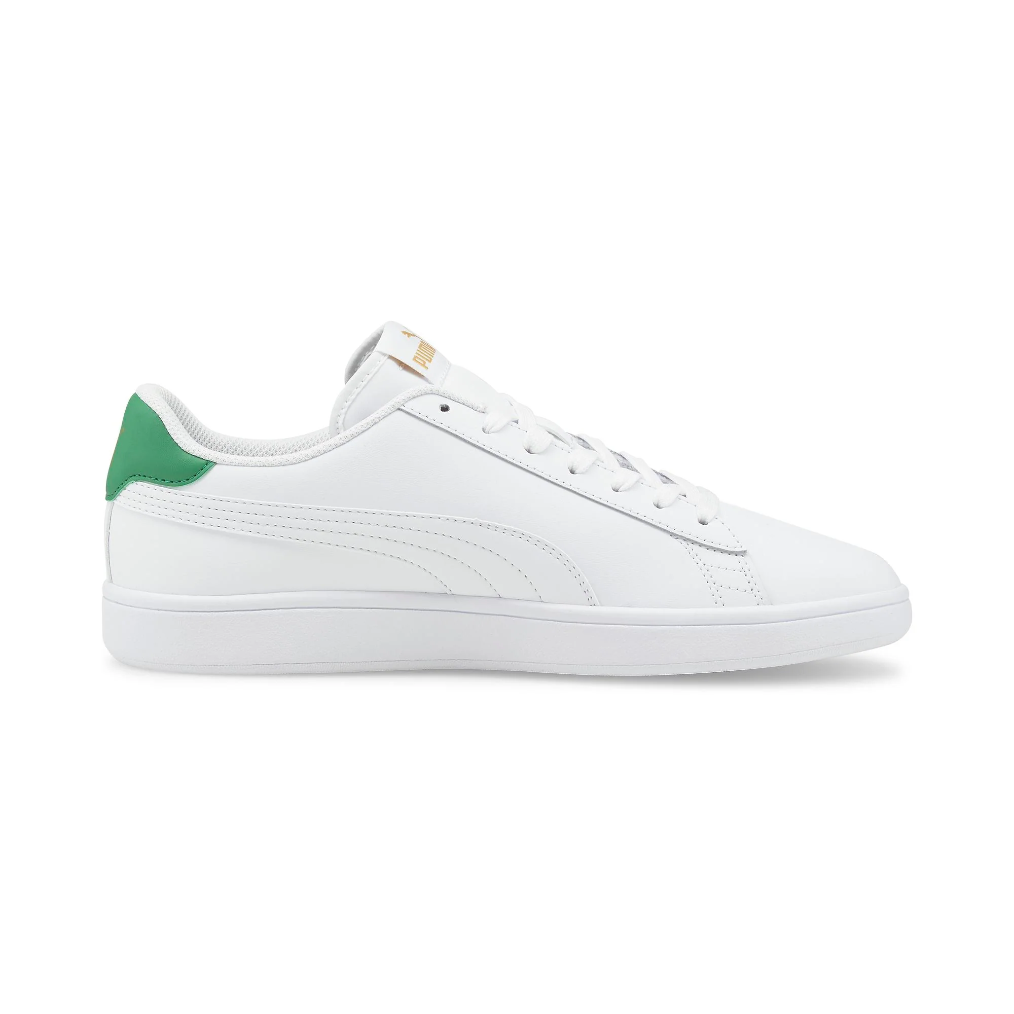 Sneakers bianche da uomo con logo laterale Puma Smash v2 L - Image 5