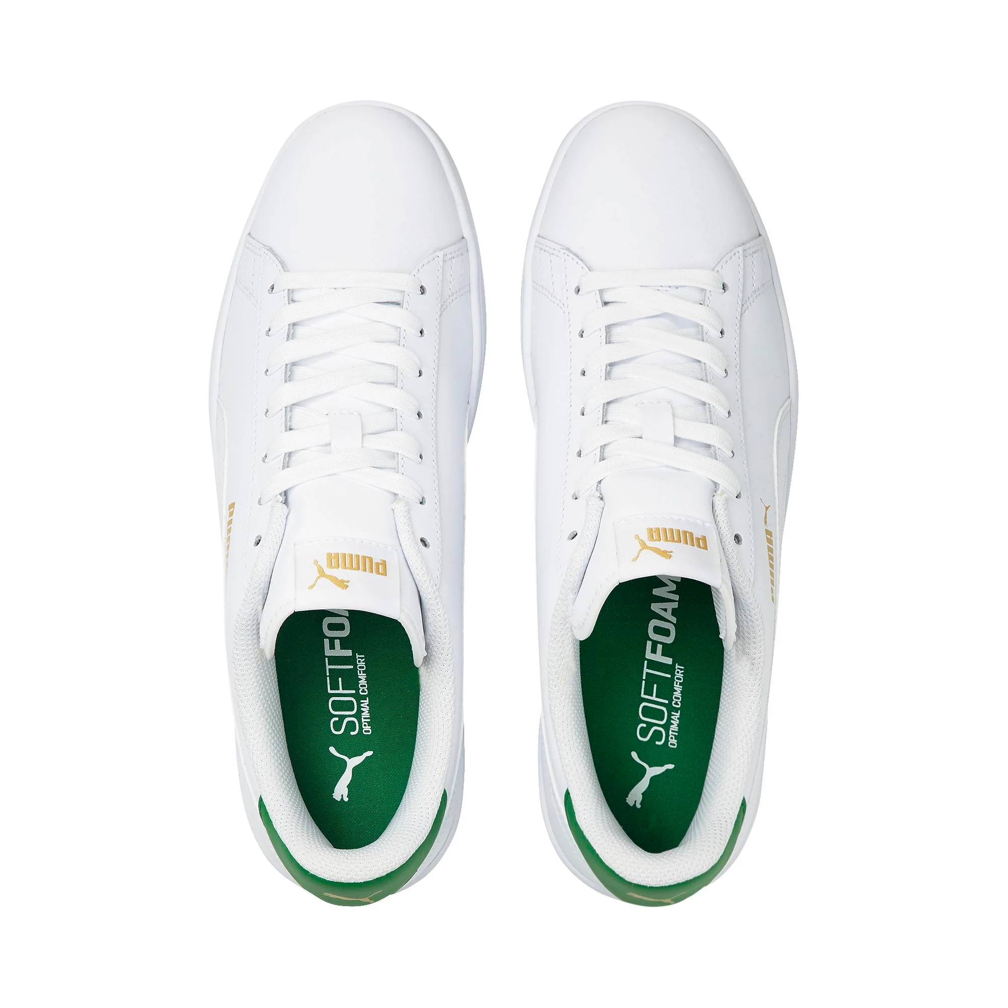 Sneakers bianche da uomo con logo laterale Puma Smash v2 L - Image 6