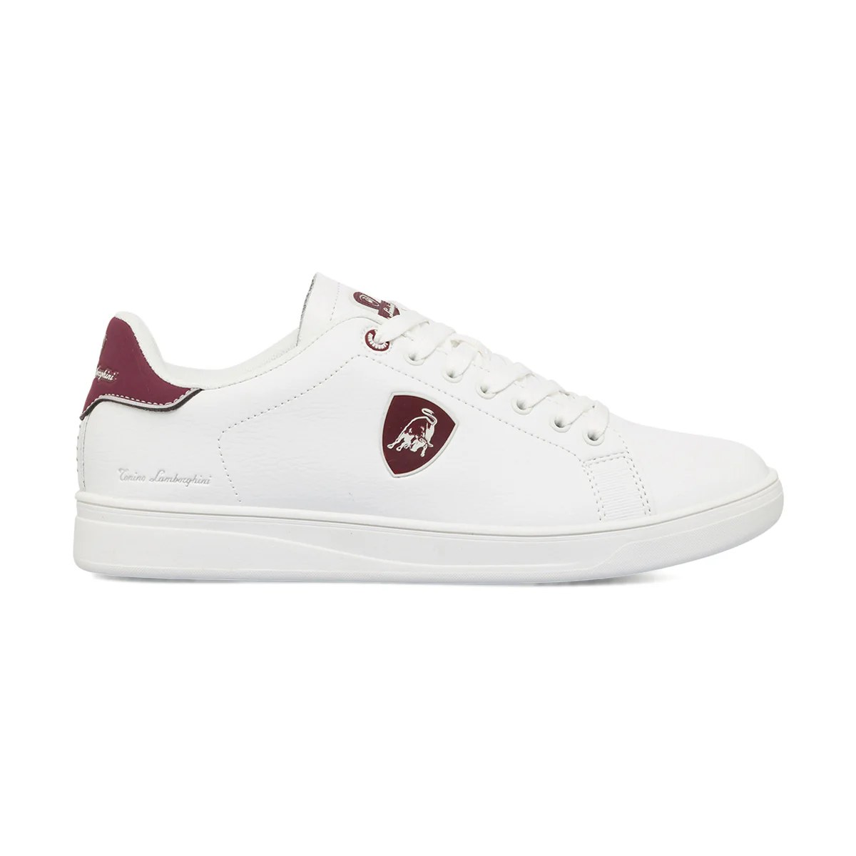 Sneakers bianche da uomo con logo Tonino Lamborghini