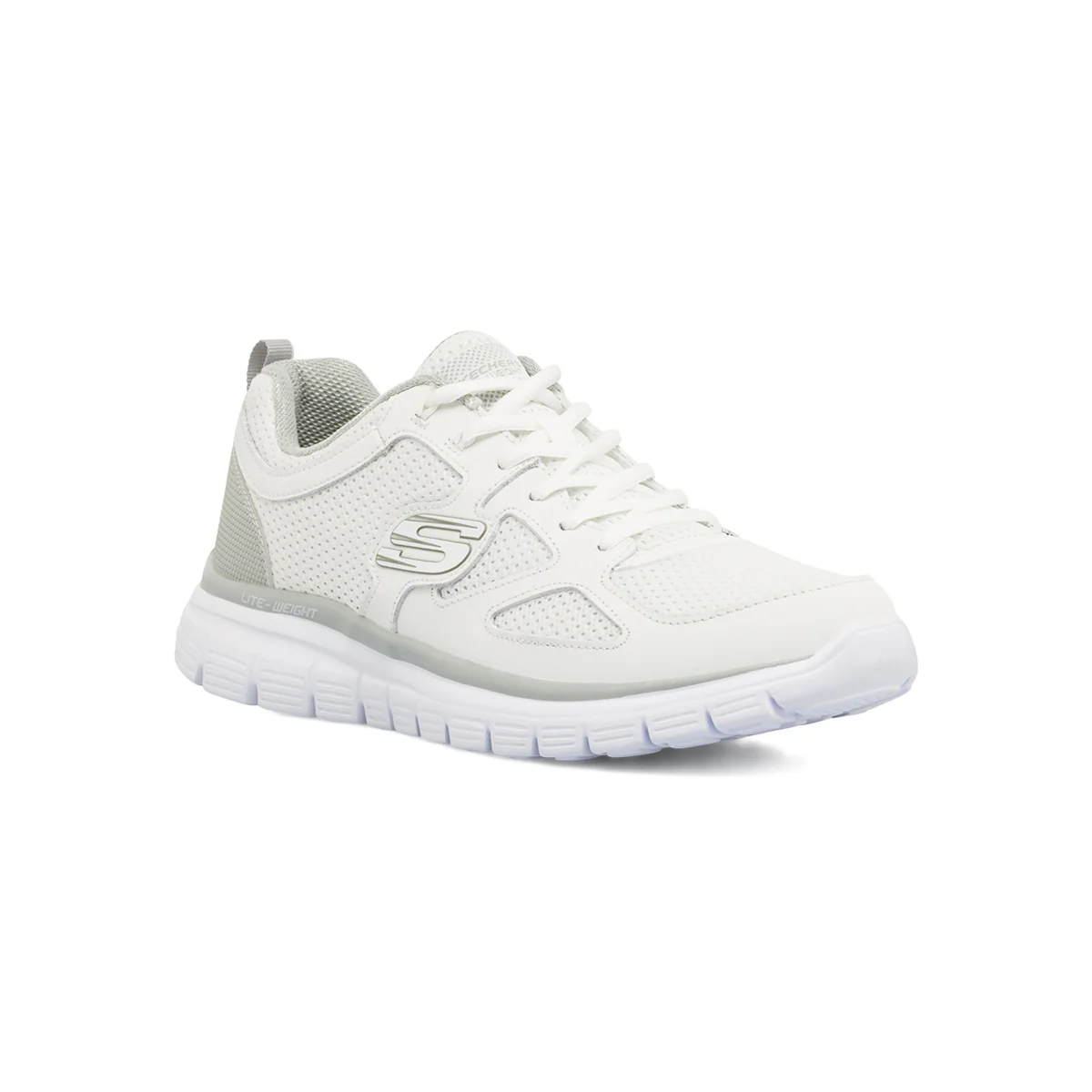 Sneakers bianche da Uomo con Memory Foam Lite-Weight Skechers Burns - Image 2