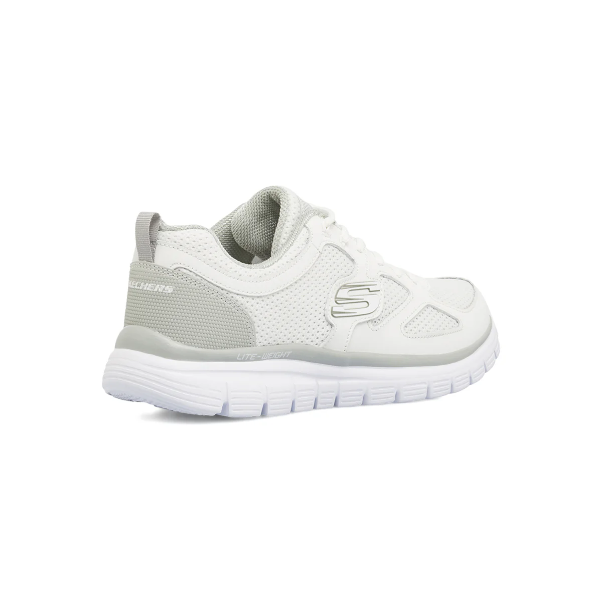 Sneakers bianche da Uomo con Memory Foam Lite-Weight Skechers Burns - Image 3