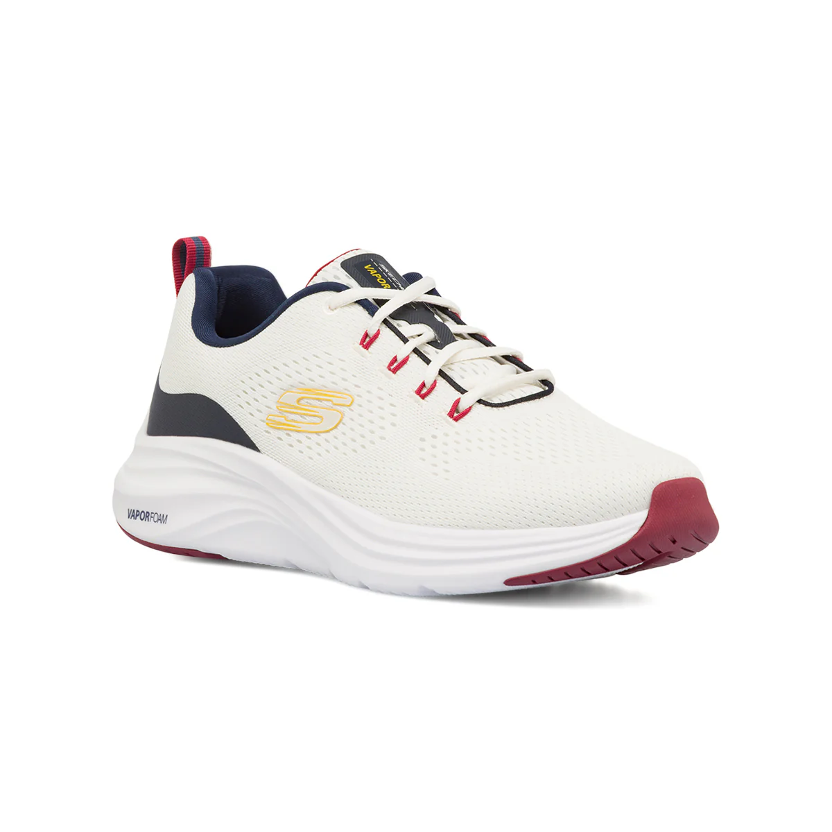 Sneakers bianche da Uomo con soletta Memory Foam Skechers Vapor Foam - Image 2