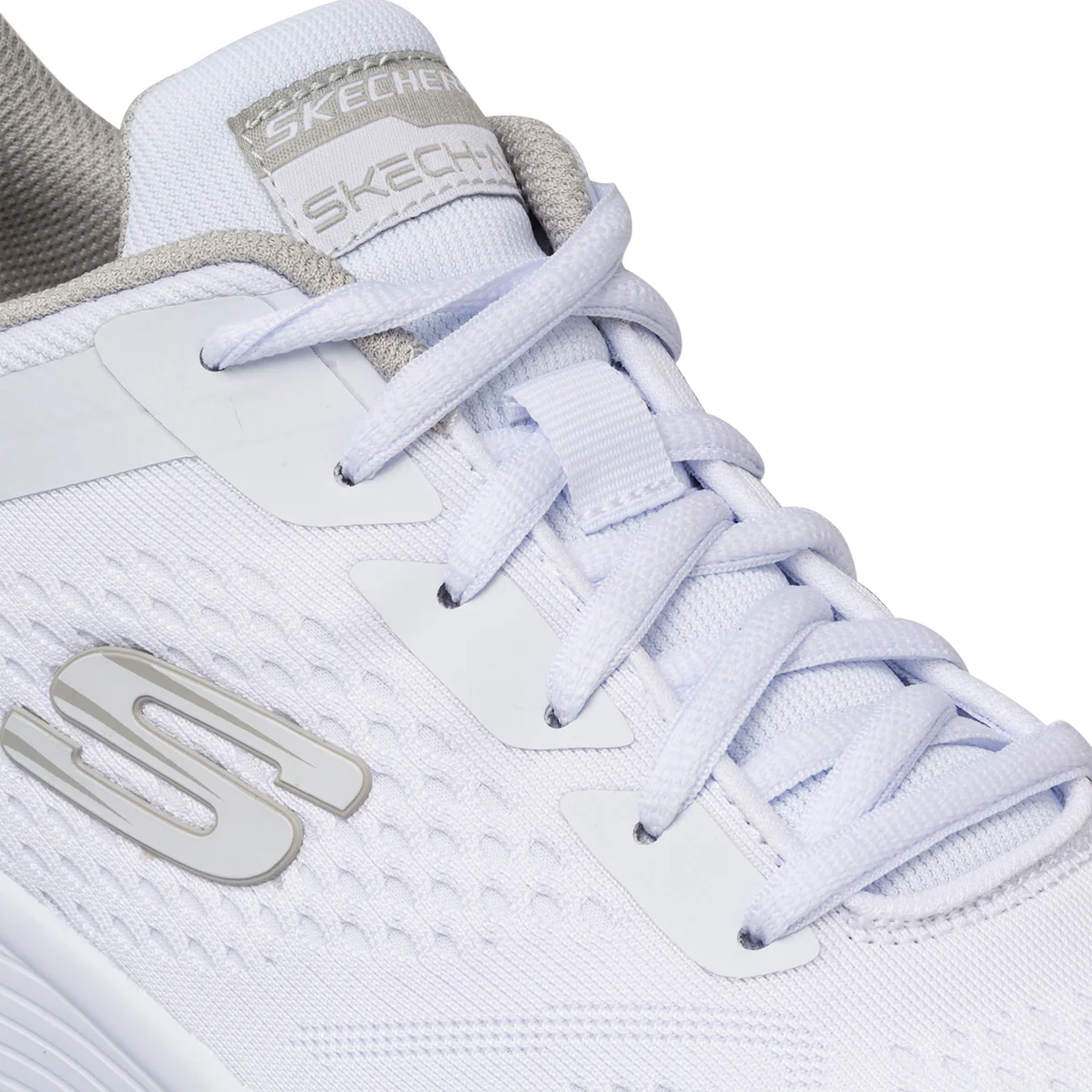 Sneakers bianche da uomo con sottopiede Memory Foam Skechers Dyna-Air - Image 6