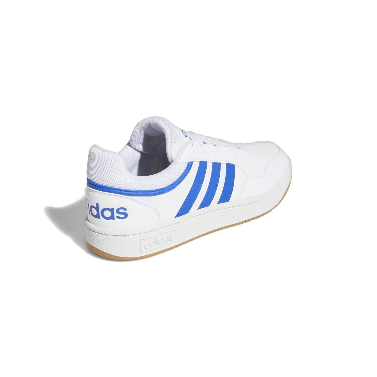 Sneakers bianche da uomo con strisce a contrasto adidas Hoops 3.0 Low Classic Vintage - Image 5