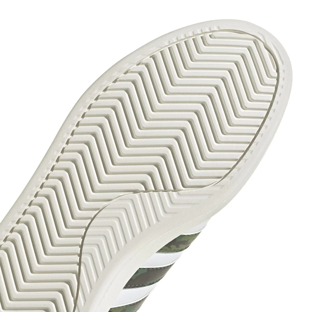 Sneakers bianche da uomo con strisce camouflage adidas Grand Court 2.0 - Image 8