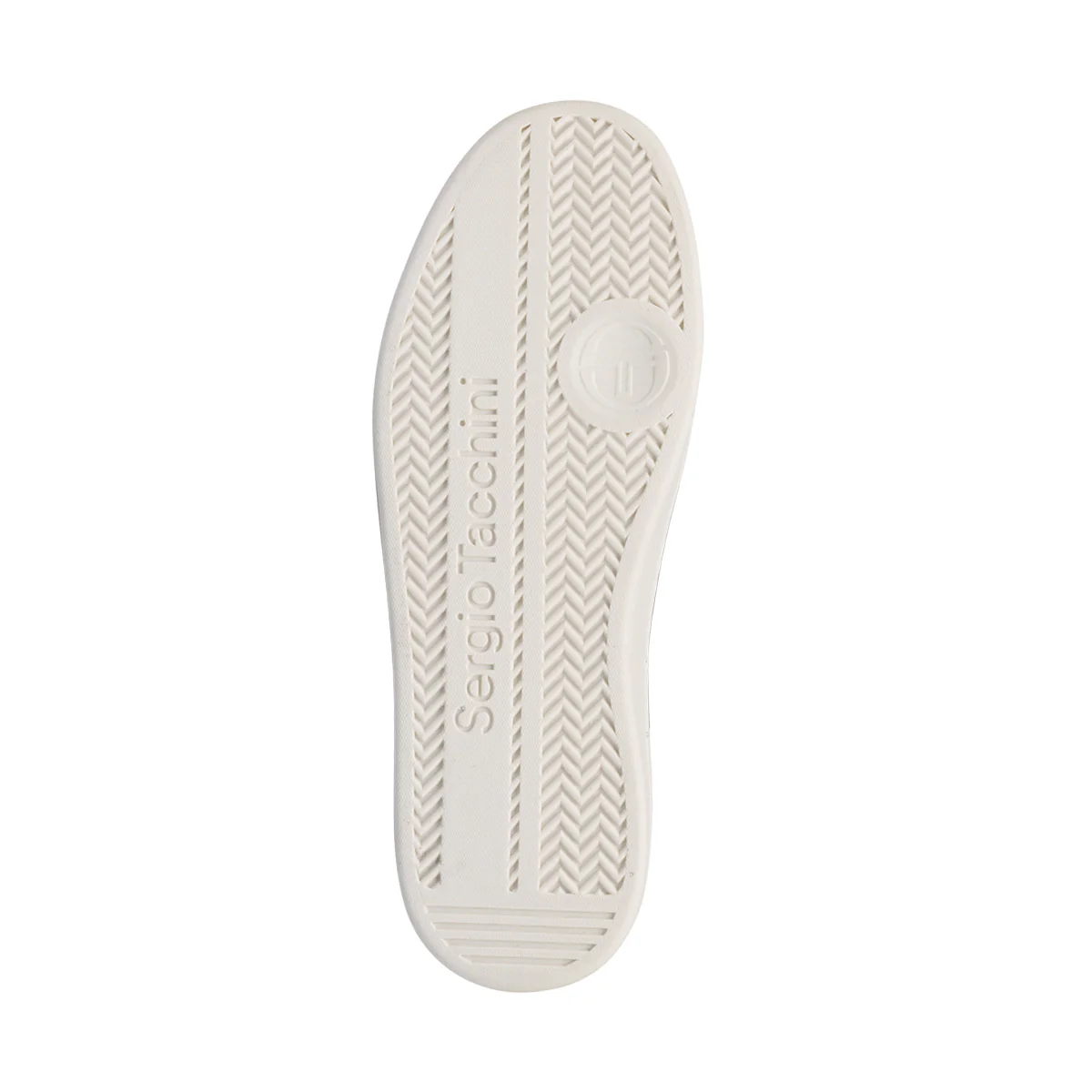 Sneakers bianche da uomo con striscia laterale grigia Sergio Tacchini Nizza Flag - Image 4