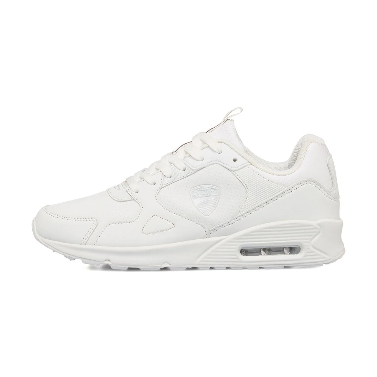 Sneakers bianche da uomo con suola ad aria Ducati Albacete 3