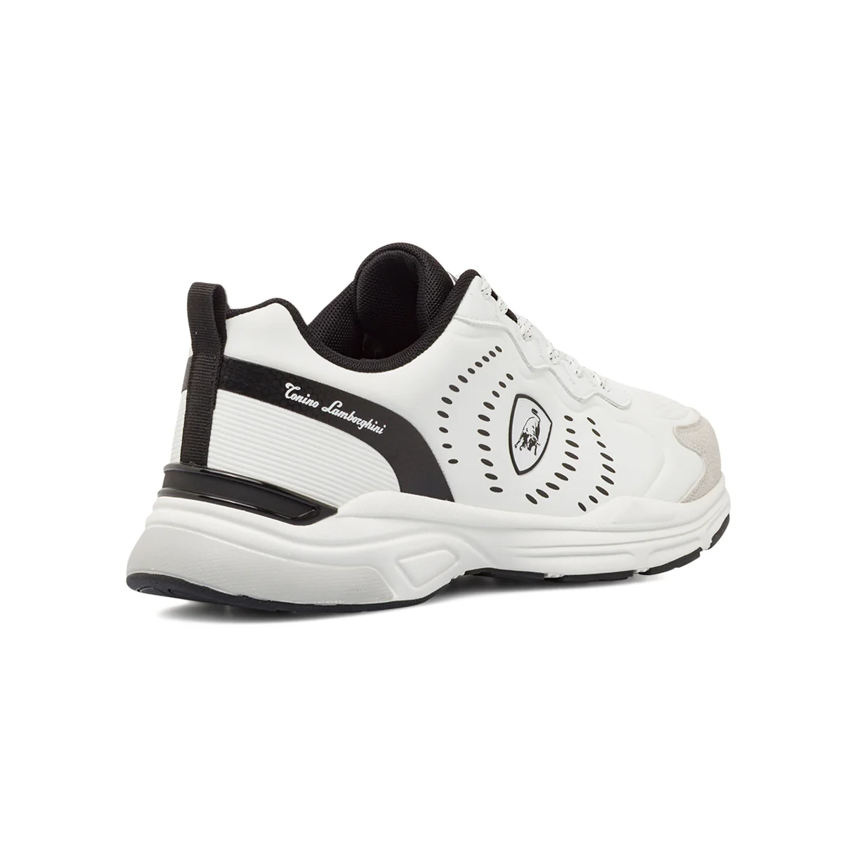 Sneakers bianche da Uomo con suola alta Tonino Lamborghini - Image 3
